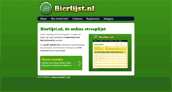 Desktop Screenshot of bierlijst.nl